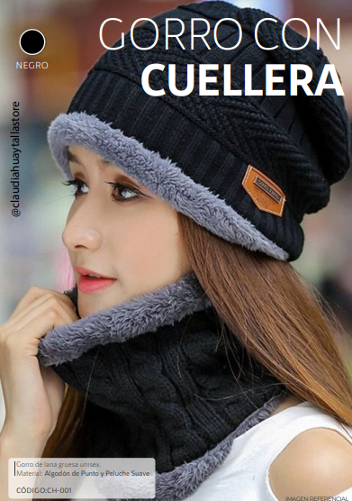 gorro con cuellera